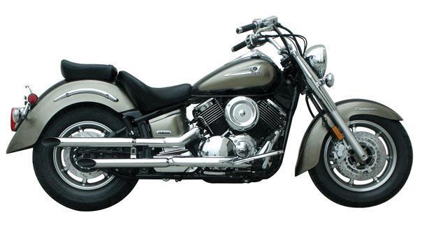 Jardine rumbler slip-on muffler slash for yamaha v-star 1100