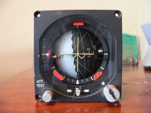 Litton cliffton precision military aircraft attitude indicator usaf aru-49/a