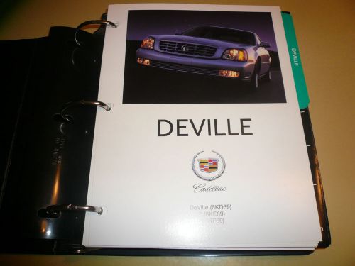 2001 cadillac deville product portfolio pages facts