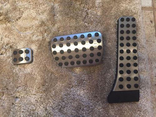 Oem mercedes benz e350 e55 cls e s sl c class amg 3 piece pedal trim set cover