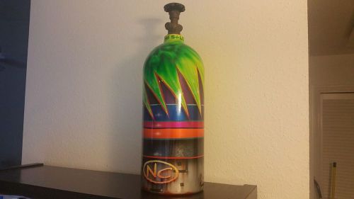 Nos tank co2 tank custom paint job. empty