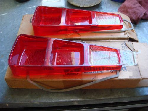 Mopar nos rear tailight lens 1968 dodge coronet r/t