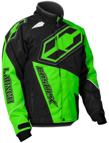 Castle x racewear launch g4 mens snowmobile jacket green