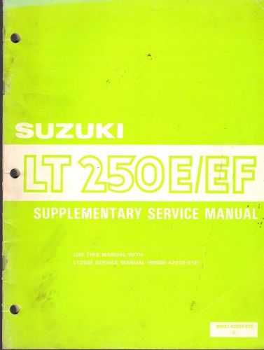 1986 suzuki atv lt 250e/ef supplementary service manual 99501-42030-01e (315)