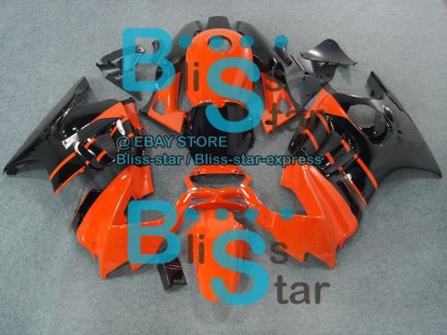 Orange injection fairings with tank cover fit kit honda cbr600f3 1995-1996 74 b2