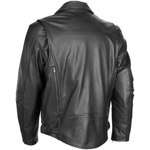 River road caliber leather jacket 54 black