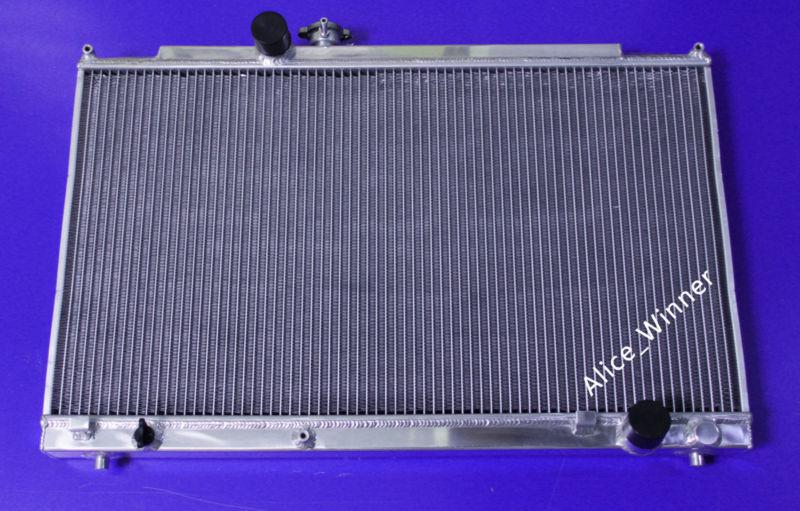 All aluminum radiator toyota mark ii/chaser jzx100 1jz-gte 1996-2001 mt