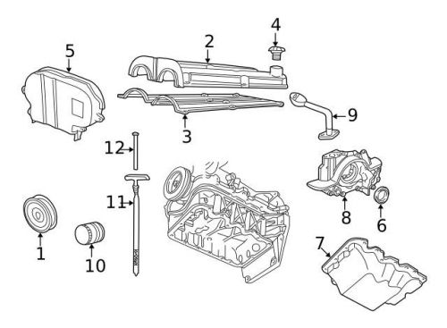 Genuine 2003-2016 ford oil pump 8e5z-6600-a