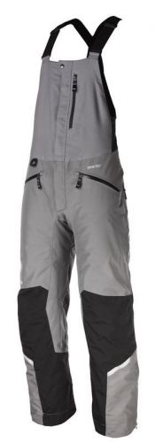 Klim keweenaw bibs snowmobile pants gray mens all sizes