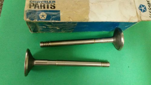 Chrysler dodge plymouth v8 1964-78 engine exhaust valve - set of 2