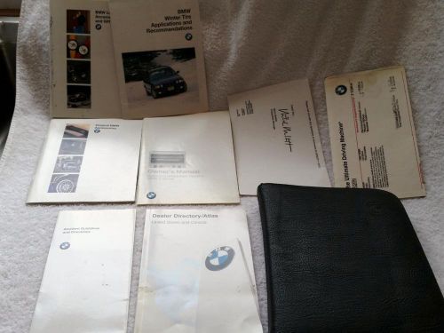 1997 bmw 528i guide warranty info window sticker gift winter tire case 3 series