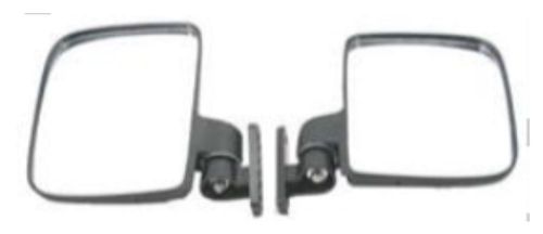 Golf cart side view mirror set of 2
