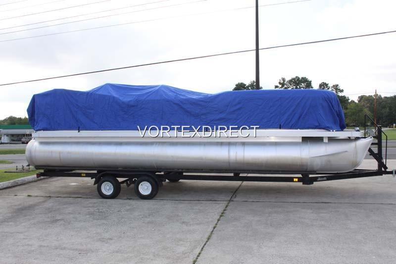 New vortex blue  25  26 ft ultra 3 purpose pontoon/deck boat cover