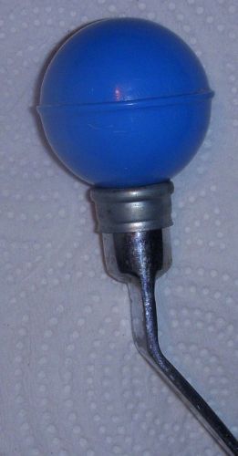 Blue dakaware bakelite shift knob knucklehead panhead 45 flathead indian cushman