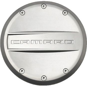 Genuine 2010-2015 chevrolet fuel door, satin nickel 92212671