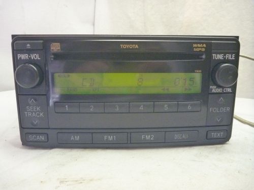 07-11 toyota rav4 fj highlander celica echo radio mp3 cd 11833 86120-52870 bf902