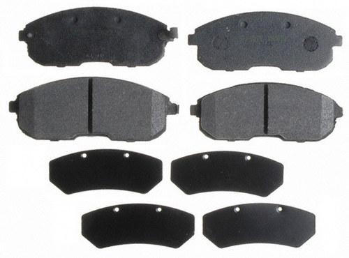 Raybestos sgd653 brake pad or shoe, front-service grade brake pad