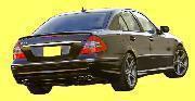 Painted mercedes benz e class 4dr roof spoiler 2003-2009