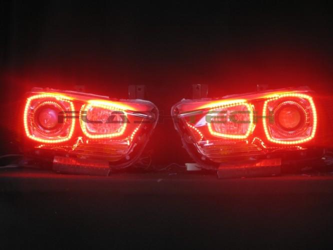 Dodge charger v.3 fusion colorshift led halo headlight kit (2011-2013)