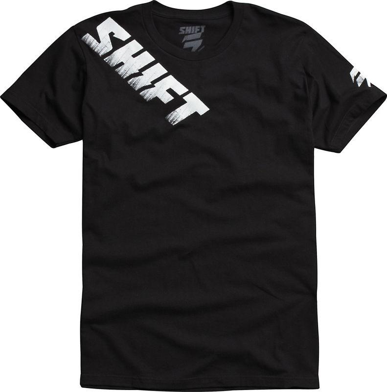 Shift word black tee shirt  motocross t-shirt mx 2014 white