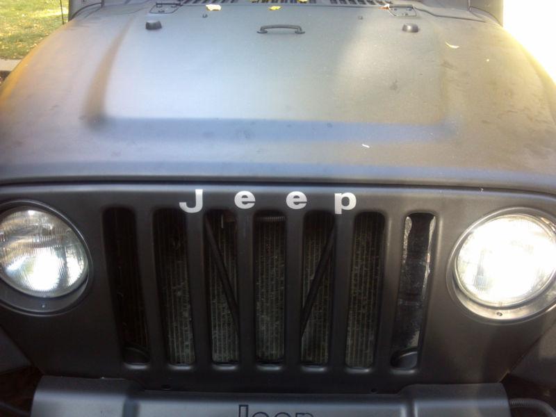 ''jeep" decal for front grill   