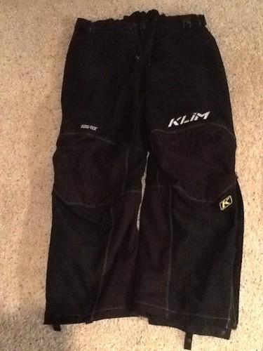 Klim men's kinetic pant snowmobile gore tex black xl