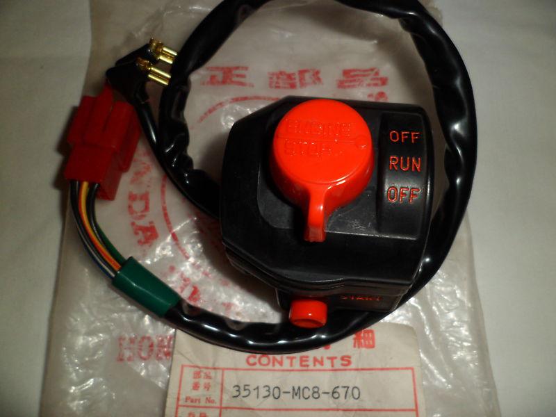 Nos honda ascot ft500 ft 500 start switch on off 35130-mc8-670 wow "lqqk" !!!!!