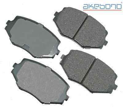 Akebono act635 brake pad or shoe, front-proact ultra premium ceramic pads