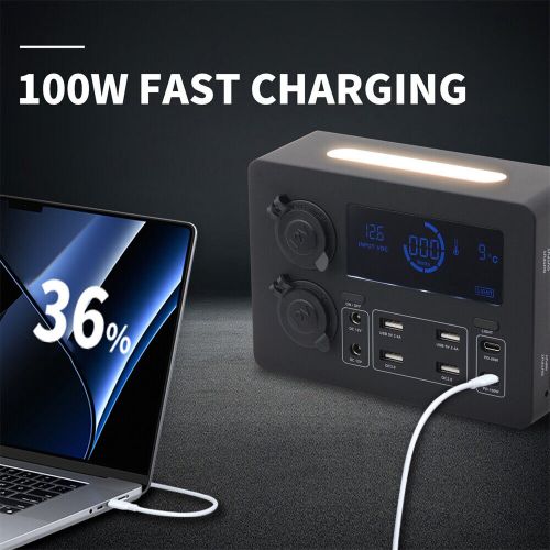 1set 12v power distribution box with usb type-c port led display for car boat rv