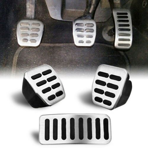 Car clutch gas brake foot pedal cover for vw bora golf mk3 mk4 vento polo lupo