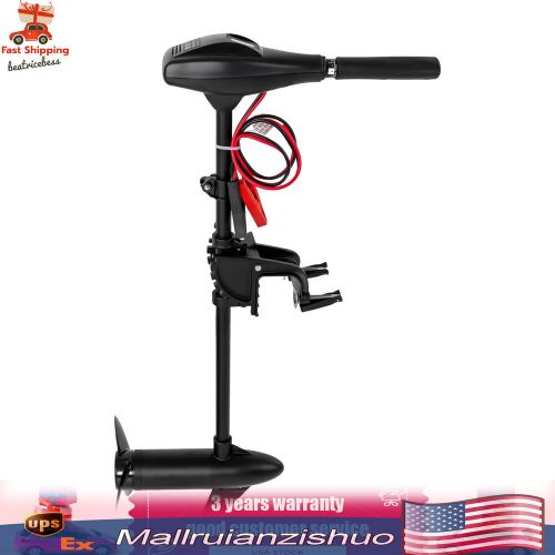 45/58/65lbs 12v electric outboard trolling motor fishing boat thrust engine 40cm