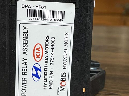 11-15 hyundai sonata kia optima hybrid battery power relay module 37514-4r000 *