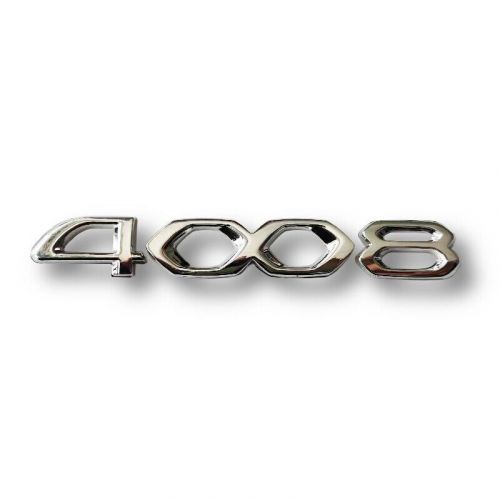 For peugeot 2008 5008 1pcs front rear metal logo emblems ornaments 2020-2022