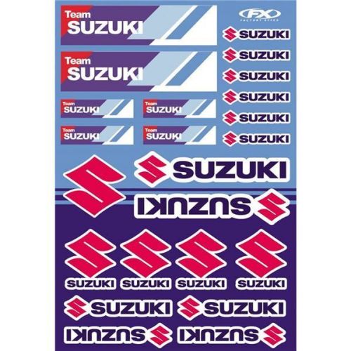 Factory effex - 22-68432 - universal graphics kit, suzuki racing