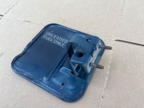 1987-1991 ford truck blue fuel gas tank door oem 87-91 f150 f250 f350