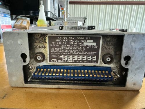 King kx-170b nav comm system - p/n 069-1020-00 (as removed)