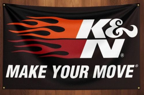 K&amp;n workshop/mancave advertising fan flag/banner