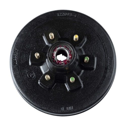 Lippert replacement 12&#034; brake hub drum assembly for rvs with 6,000 lb. axle; ...