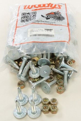 Woody&#039;s mega-bite carbide tip studs with locknuts 1.175&#034; 5/16&#034; 96-pack