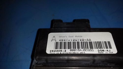 Lincoln ls 2003 2004 2005 2006 front seat module 4w4t-13c789-aa