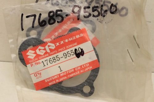 Lot of two 2 genuine suzuki outboard engine thermostat cover gaskets 17685-95500