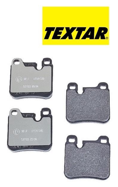 Textar premium rear disc brake pads set 21163145 d749t