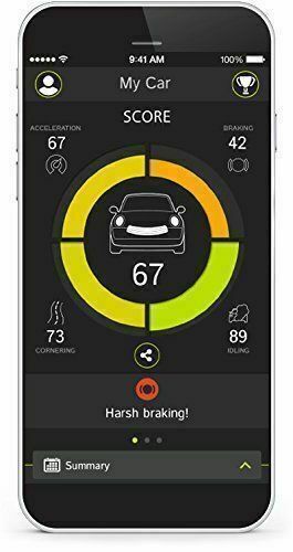 Tomtom curfer driver behaviour analysis car diagnostics locator device - easyfit