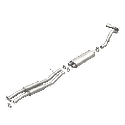 Magnaflow system cat-back stainless resonators polished tip chevy gmc silverado