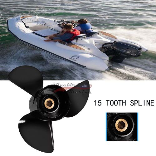 Aluminum 14 1/2x17 outboard boat propeller for yamaha 150-300hp 15 tooth rh 14.5