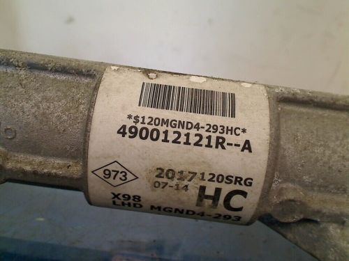 2017 renault clio iv (5r) 4900121r steering gearbox steering rack-