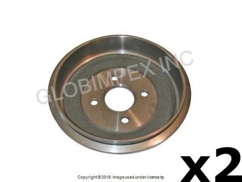 Bmw (1967-1976) brake drum (230 mm) rear left &amp; right (2) ate + 1 year warranty