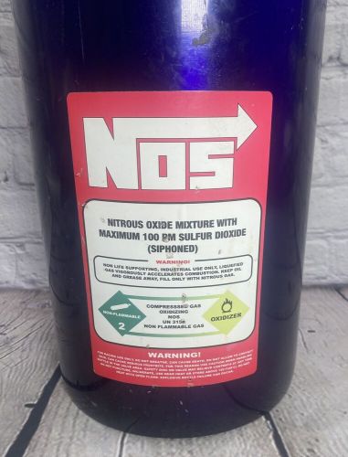 Nos nitrous oxide 10lb tank