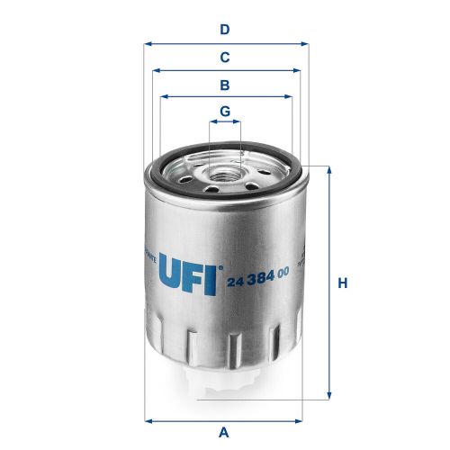 Fuel filter fits rover 115 xp 1.5d 94 to 98 tud5 ufi genuine quality guaranteed