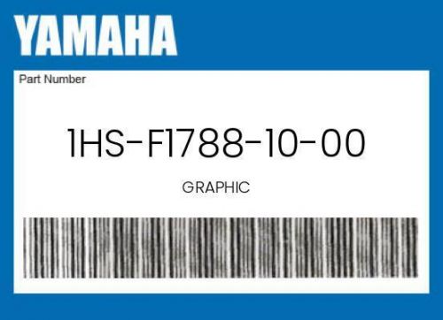 New genuine oem yamaha graphic - 1hs-f1788-10-00